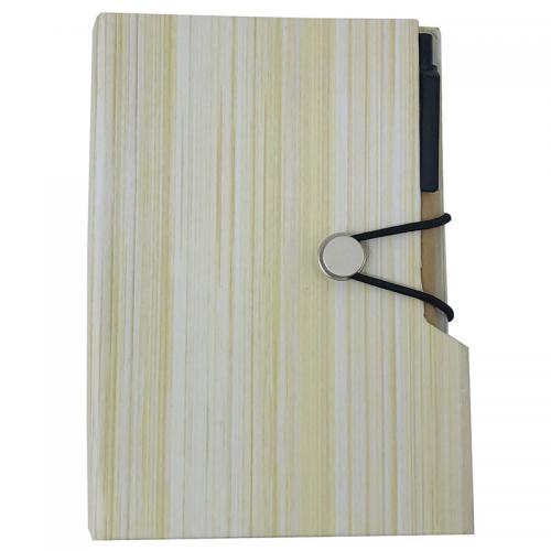 Libreta Ecologica Simil Madera Personalizada