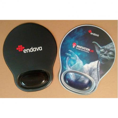 Mouse pad con apoya muñeca de gel