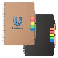 cuaderno ecologico anillado con logo