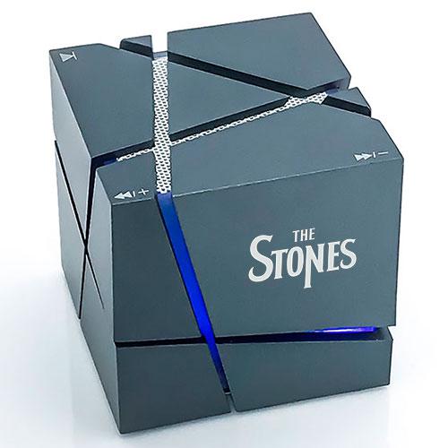 Parlante Portátil Bluetooth Cubo con Luces de Colores