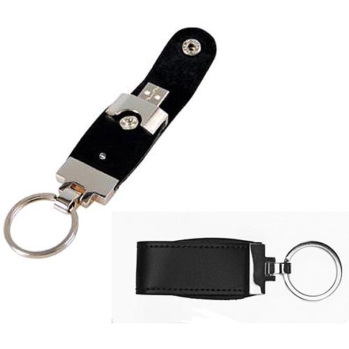 Pendrive Llavero de Simil Cuero con logo