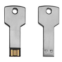 pendrive llave metal con logo grabado