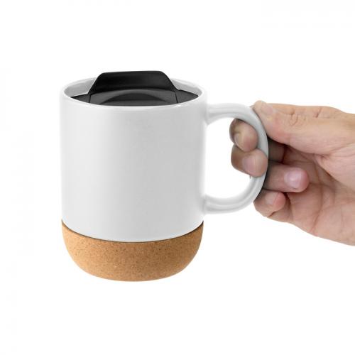 Taza con tapa 