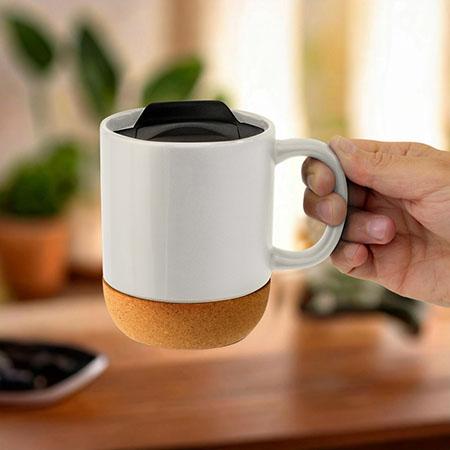 Taza con tapa 