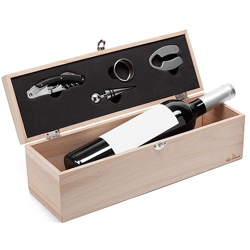 Set de Vino de 4 Elementos con logo