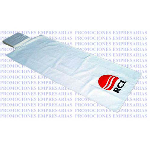 Lona playera con almohada con logo impreso