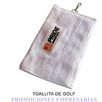 toallas para golf con logo bordado personalizado